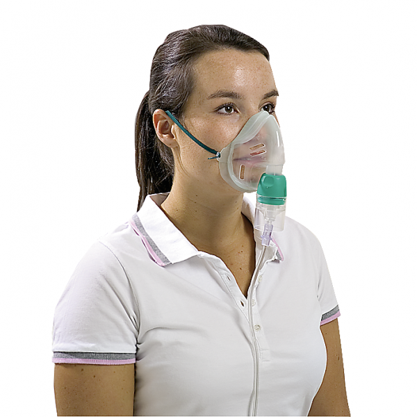 Set di maschere di respirazione per ossigeno e nebulizzatori, adulti