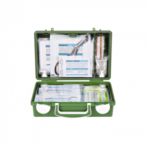 Kit di pronto soccorso QUICK-CD Standard verde con riempimento Standard secondo DIN 13157