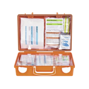 Erste-Hilfe-Koffer SN-CD NormPlus orange mit Füllung Norm nach DIN 13157, zusätzlich mit Erweiterungsset Plus