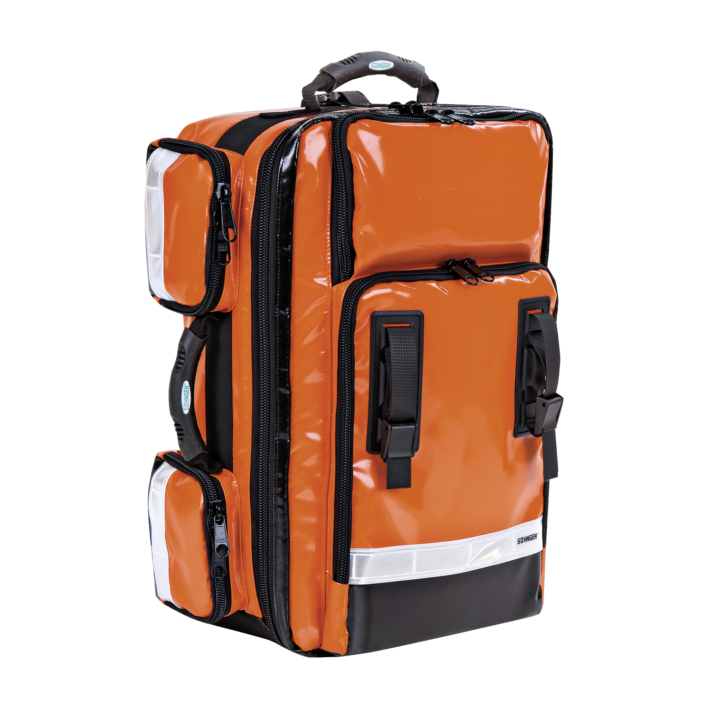 NumberOne Notfallrucksack orange gefüllt Modul A+B+C