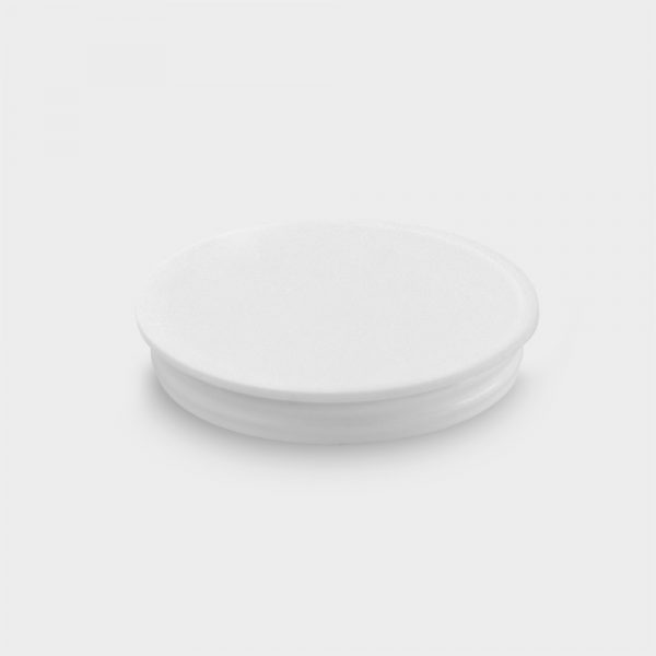 20-13-06200 Coperchio bianco per bicchiere monouso per farmaci, sacchetto da 150 pezzi