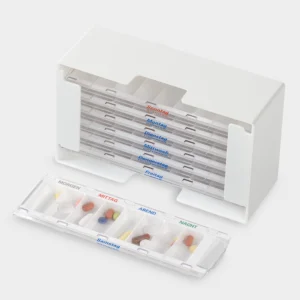 20-13-81000 Melipul dispenser di medicinali - scatola XL-8 per 1 settimana con etichettatura