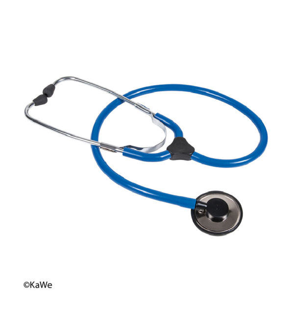 01-07-010-BL Stetoscopio per infermieri, Kirchner COLORSCOP® Plano, blu