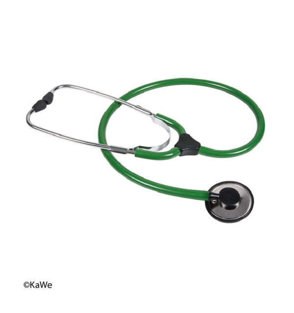 01-07-010-GR Stetoscopio per infermieri, Kirchner COLORSCOP® Plano, verde