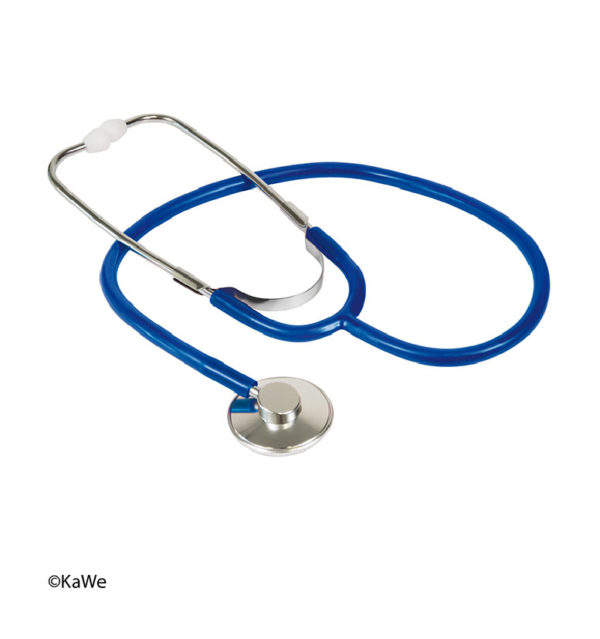 06.10300.032 Stetoscopio a testa piatta, stetoscopio singolo, blu