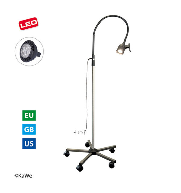10.11020.002 Lampe pour cabinet médical avec col de cygne,KaWe MASTERLIGHT® Classic LED