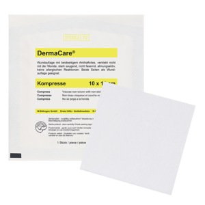 DermaCare® Compresse env. 10 x 10 cm, emballage individuel stérile