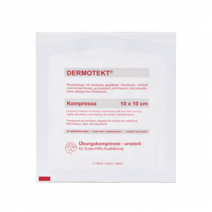 Dermotekt®, Übungskompresse 10x10cm