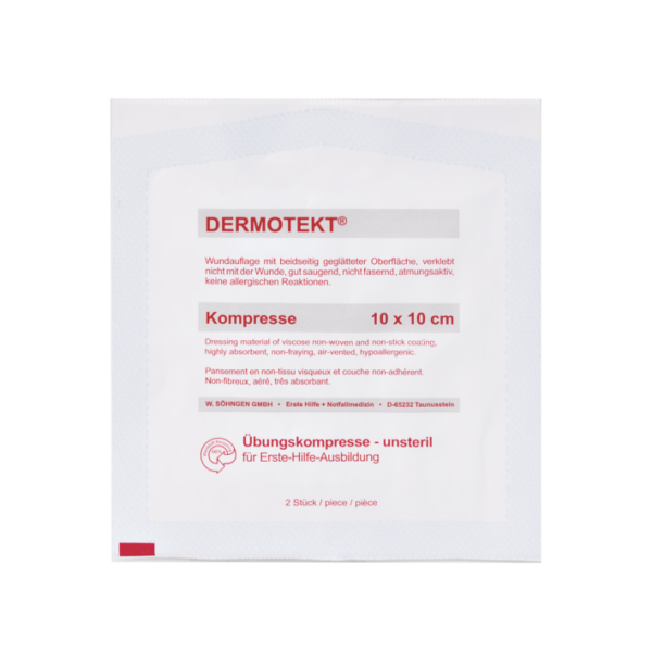 Dermotekt®, Übungskompresse 10x10cm