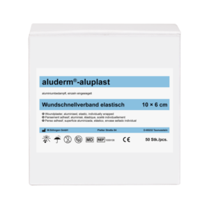 aluderm®-aluplast elastisch - Hygienepackung, Wundpflasterzuschnitte