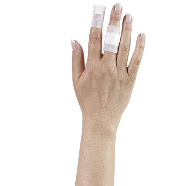 aluderm-aluplast bandage pour l'articulation du doigt, élastique, env. 4 x 7,2 cm, 10 pièces
