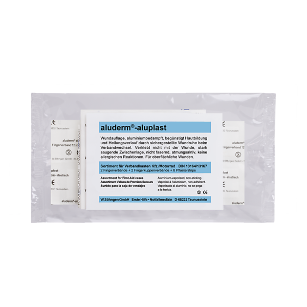 aluderm®-aluplast Sortiment für DIN 13164