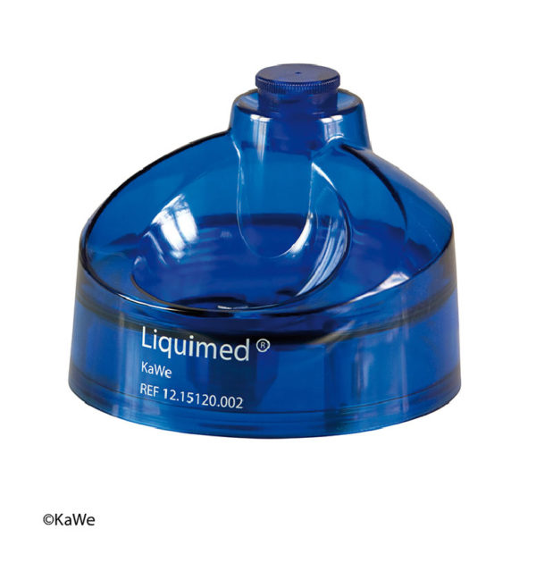 12.15120.002 Liquimed Tupferbefeuchter, Inhalt 100 ccm, blau