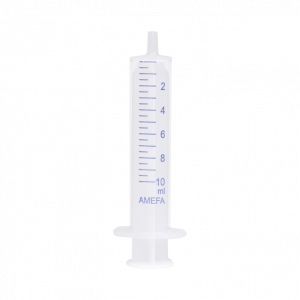 Siringa monouso, confezionata singolarmente in modo sterile, 10 ml