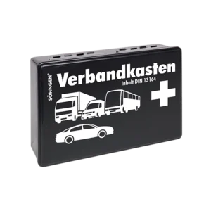 Cassetta di pronto soccorso per auto - KU Standard nero, riempita