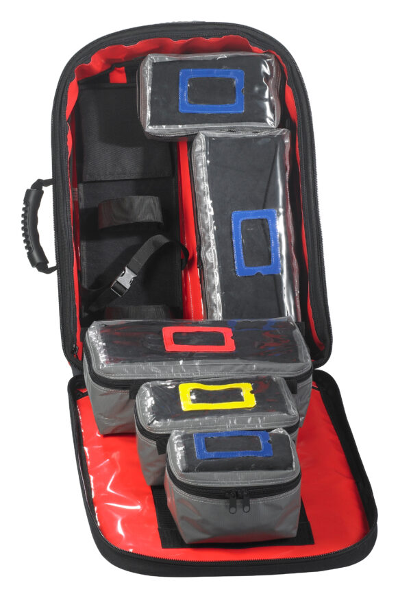 SE-0400-Schienale di soccorso-Phoenix-rosso-senza-tasca anteriore, vista interna