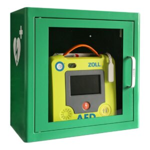 1-WKUNI Wandkasten AED  grün