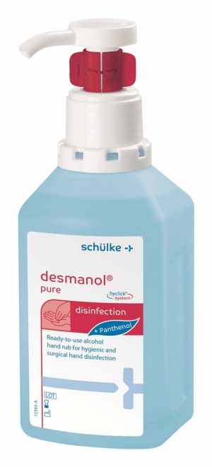 desmanol® pure, désinfection des mains, 500ml, hyclick 1000x1000