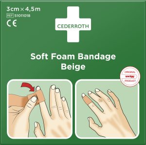 51011018-soft foam bandage beige 3x450m