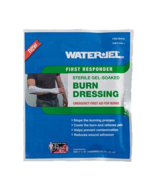 Impacco Water-Jel per il trattamento delle ustioni. Dimensioni 10 x 40 cm