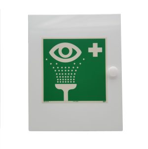 SE-0680 Augenspülschrank mit Magnetverschluss und Piktogramm