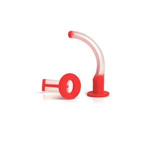 Tube de Guedel jetable taille 4, ISO 10.0, rouge