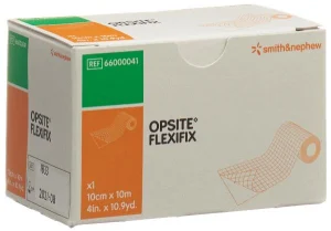 Medicazione Ospite FLEXIFIX  in rotolo poliuretano, transparente. Dim 10 cm x 10 m.