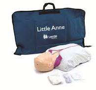 LA LA 122-01050  Laerdal Little Anne AED Übungspuppe hellhäutig in Tragetasche