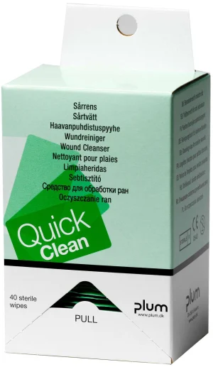 Scatola di ricarica del detergente per ferite QuickClean