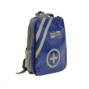 SAN-1125 Notfallrucksack Outdoor, leer, blau. Dim. 470 x 360 x 125 mm